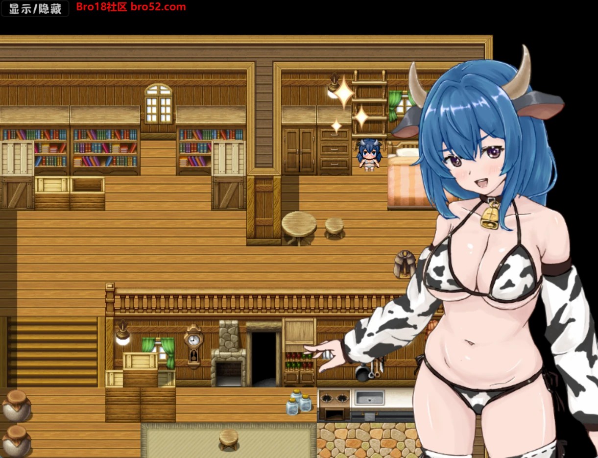 图片[2]-【日系/RPG/作弊】牛娘酱和奴隶君的甜蜜慢生活AI汉化版【PC/安卓/1.2G】