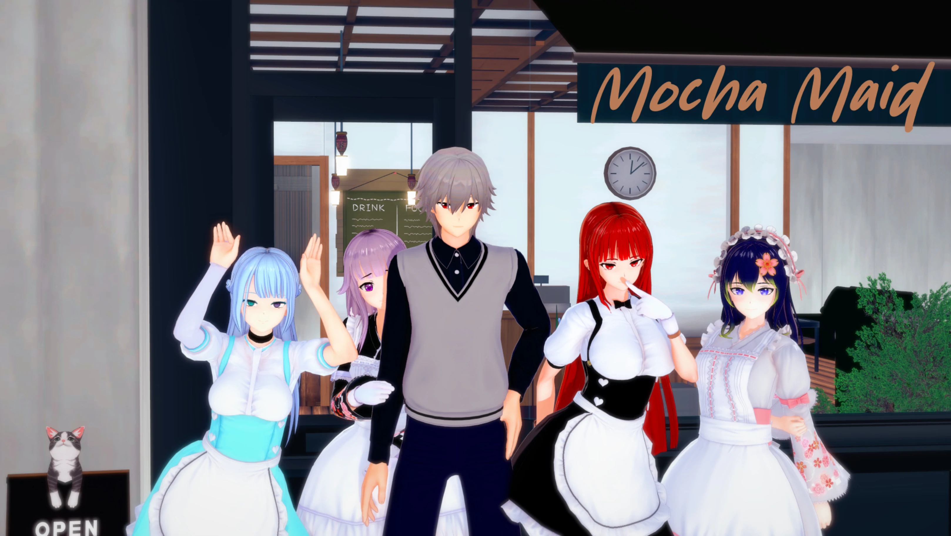 【日系SLG/AI汉化/2D】摩卡女仆 Mocha Maid v0.1.5 AI汉化版【PC+安卓/4.09G/更新】-Bro18社区