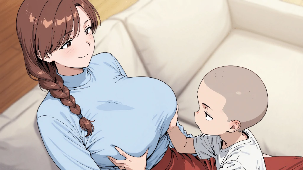 图片[5]-用人类操控App与巨乳妈妈生孩子的故事 人間操作アプリで巨乳ママと子作りする話 v1.02 AI汉化版