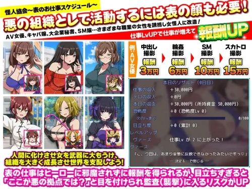 图片[4]-【新作/MTool/日系RPG】怪人协会 世界征服模拟器 【PC/400m】 - Bro18社区-Bro18社区