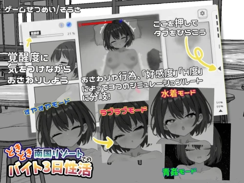 【SLG/官中/PC】心跳加速南国度假村的打工三日