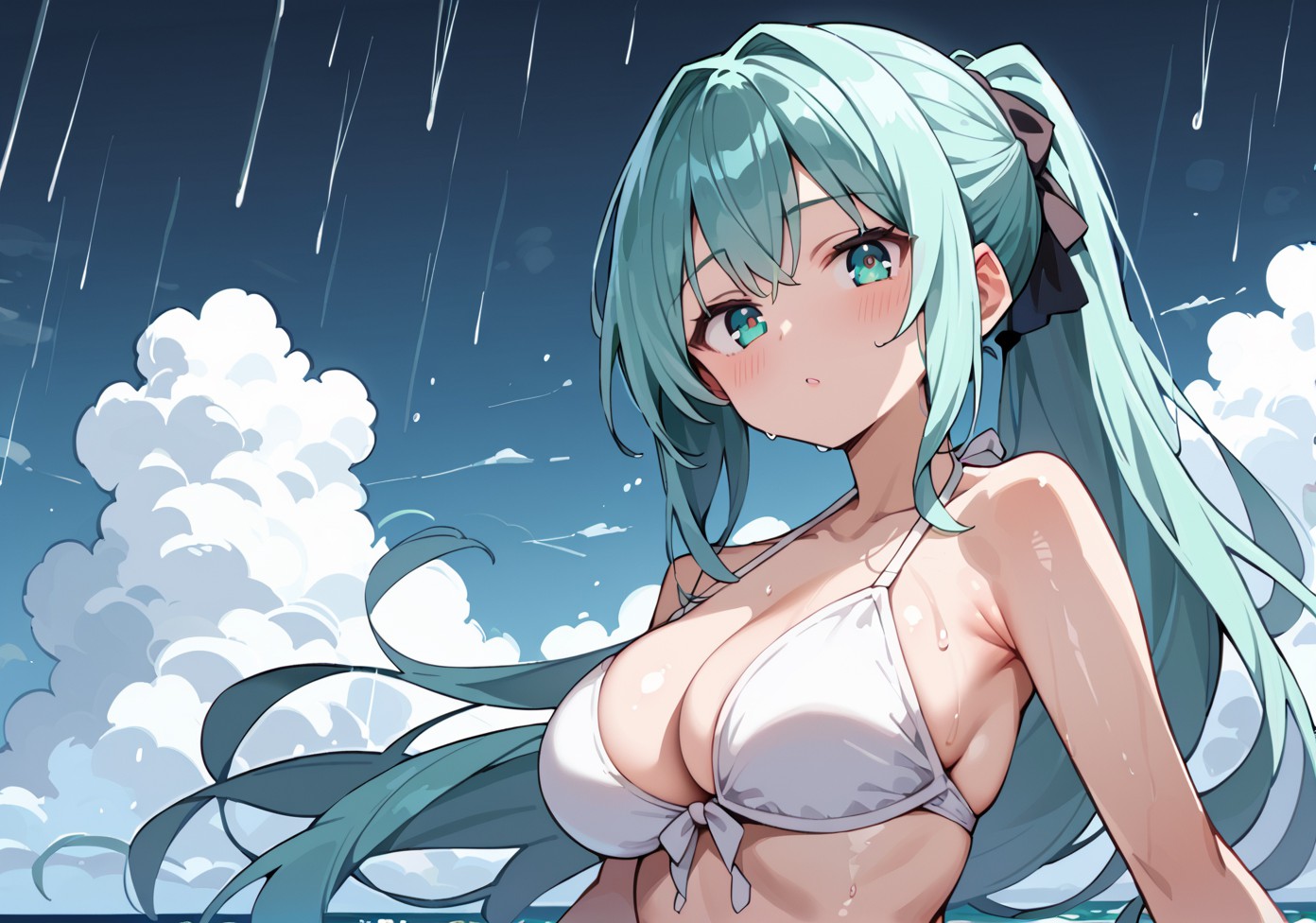 图片[2]-【日系/RPG】突然下起雨，两个人独自待在无人海边的房子里 AI汉化版【PC/安卓/490M】