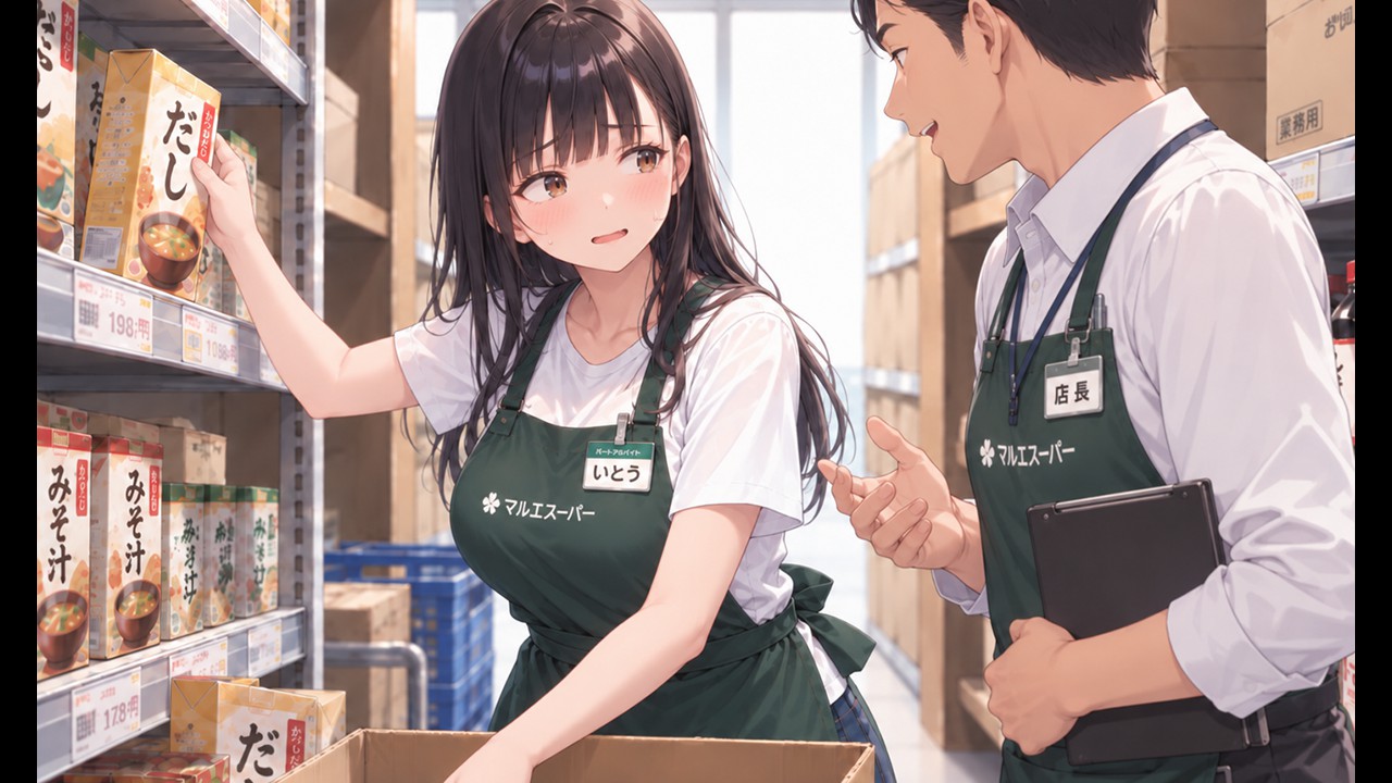 图片[2]-【日系/RPG】在超市的背后，店长和已婚人妻的秘密加班  AI汉化版【PC/安卓/530M】