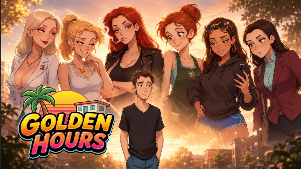 【日系SLG/AI汉化/2D】黄金时光 Golden Hours [v0.6] AI汉化版【PC+安卓/3.98G/更新】-Bro18社区